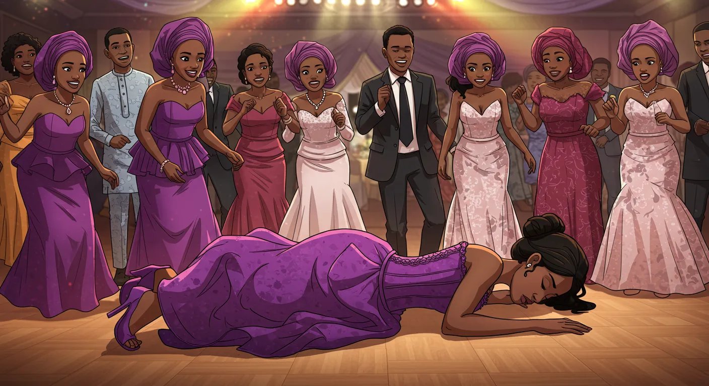 The Bridesmaid Who Fainted illustration