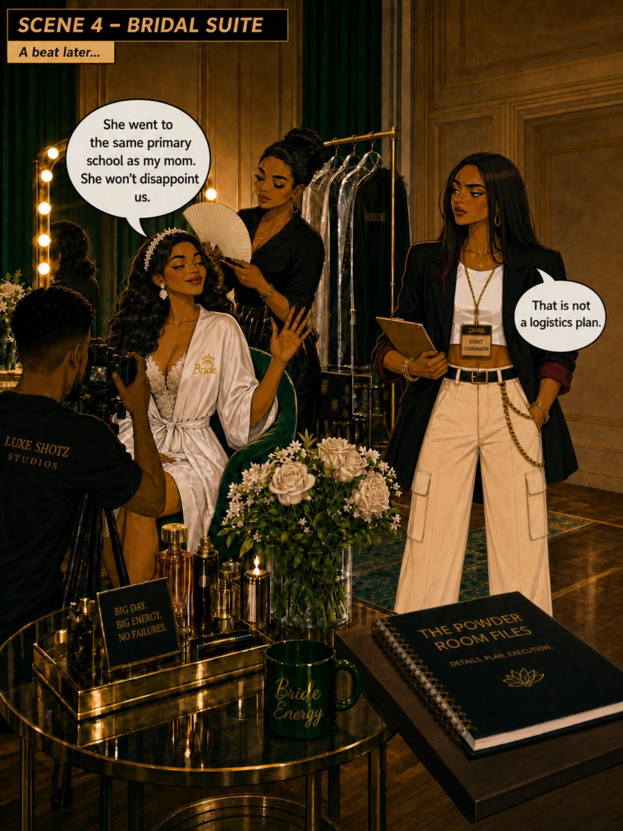 Scene 4 — Bridal Suite